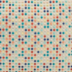 مملوكة مسبقًا حقيبة كلتش للرسغ كريستيان لوبوتان لوبيش جلد أبيض متعدد الألوان مرصع سبايك