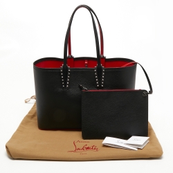 Christian Louboutin Black Leather Cabata Tote