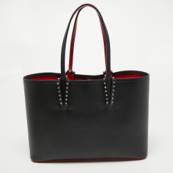 Christian Louboutin Black Leather Cabata Tote