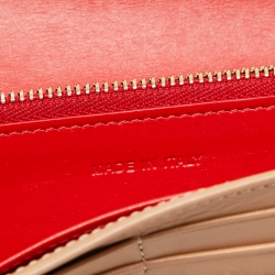 Christian Louboutin Gold Patent Leather Glitter Riviera Clutch