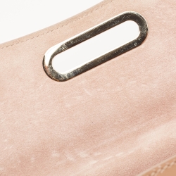Pre Owned Christian Louboutin Beige Patent Leather Riviera Clutch