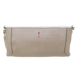 Christian Louboutin Khepira Tri-Color Clutch