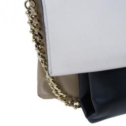 Christian Louboutin Khepira Tri-Color Clutch