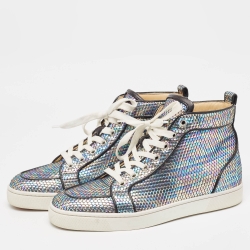مملوكة مسبقًا Christian Louboutin Multicolor Leather Rantus Orlato Sneakers Size 40.5
