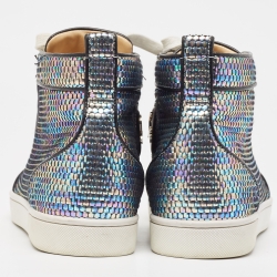 مملوكة مسبقًا Christian Louboutin Multicolor Leather Rantus Orlato Sneakers Size 40.5