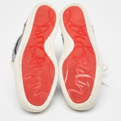 مملوكة مسبقًا Christian Louboutin Multicolor Leather Rantus Orlato Sneakers Size 40.5