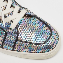 مملوكة مسبقًا Christian Louboutin Multicolor Leather Rantus Orlato Sneakers Size 40.5