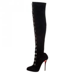 Christian Louboutin Tam Tam 45 Black Boots 38.5