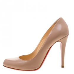 Christian Louboutin Beige Leather New Simple Pumps Size 39