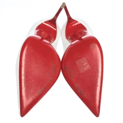 Pre Owned حذاء كعب عالي كريستيان لوبوتان "برينسيس" جلد أسود مقاس 40