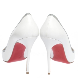 Pre Owned حذاء كعب عالي كريستيان لوبوتان "برينسيس" جلد أسود مقاس 40