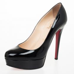 Bianca leather heels Christian Louboutin Black size 41 EU in Leather -  31946416