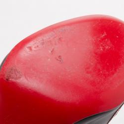 Pre Owned Christian Louboutin Black and Red Love Pumps Size 36.5