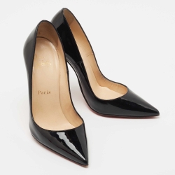 مملوكة مسبقًا Christian Louboutin Black Patent Leather So Kate Pumps Size 35.5