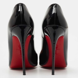مملوكة مسبقًا Christian Louboutin Black Patent Leather So Kate Pumps Size 35.5