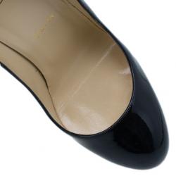 مملوكة مسبقًا Christian Louboutin Black Patent Fifi Pumps Size 38.5