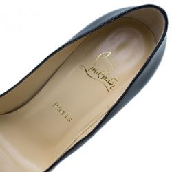مملوكة مسبقًا Christian Louboutin Black Patent Fifi Pumps Size 38.5