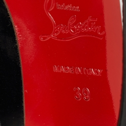 Christian Louboutin Black Patent Leather So Kate Pumps Size 39