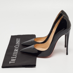 Christian Louboutin Black Patent Leather So Kate Pumps Size 39