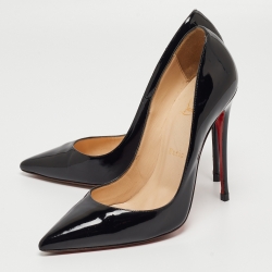 Christian Louboutin Black Patent Leather So Kate Pumps Size 39