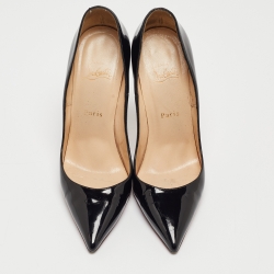 Christian Louboutin Black Patent Leather So Kate Pumps Size 39