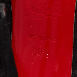 Pre Owned Christian Louboutin Black Suede So Kate Pumps Size 39.5