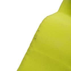 Christian Siriano Lime Silk Drop-Waist Gown S