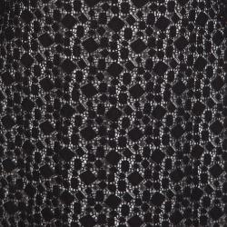 Pre Owned Class By Roberto Cavalli Monochrome Lace Long Sleeve Dress M