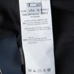 Pre Owned Class by Roberto Cavalli Multicolor Jewel Print Long Sleeve Dress M