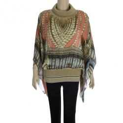 Pre Owned Class by Roberto Cavalli Turtleneck Top M