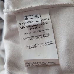 Pre Owned Class by Roberto Cavalli Multicolor Animal Printed Boat Neck Peplum Top L