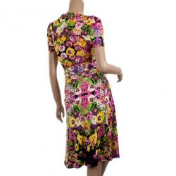 Pre Owned Class by Roberto Cavalli Floral Dress S