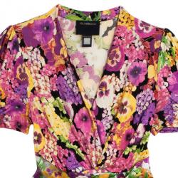 Pre Owned Class by Roberto Cavalli Floral Dress S