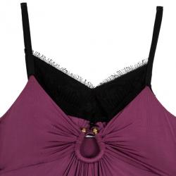 مملوكة مسبقًا Class by Roberto Cavalli Long Pink Dress M