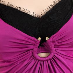 مملوكة مسبقًا Class by Roberto Cavalli Long Pink Dress M