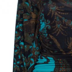 Pre Owned توب كلاس باي روبيرتو كافالي بايسلي مطبوع S