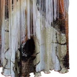 مملوكة مسبقًا Class by Roberto Cavalli Printed Fringe Maxi Dress M