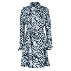 Class by Roberto Cavalli Monochrome Belted Coat M