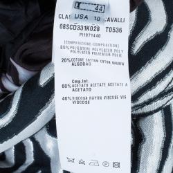 Class by Roberto Cavalli Monochrome Belted Coat M