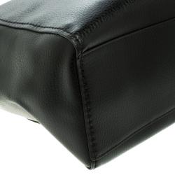 Coach Black Pebbled Leather Derby Tote