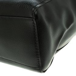 Coach Black Pebbled Leather Derby Tote