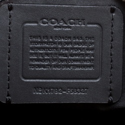 مملوكة مسبقًا Coach Grey/Black Signature Canvas and Leather Celeste Hobo