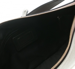Pre Owned Coach Metallic Gold Leather Top Handle Shoulder Bag