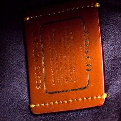 Pre Owned Coach Maroon Patent Leather Parker Shoulder Bag