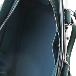 Pre Owned Coach Deep Green Leather Swagger 27 Satchel