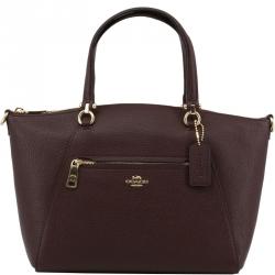 coach prairie satchel oxblood