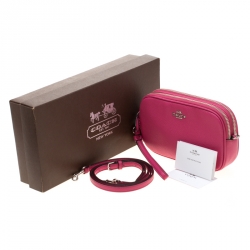 مملوكة مسب قًا حقيبة كروس كوتش جلد وردية