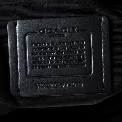 Pre Owned Coach Black Leather Amber Hobo