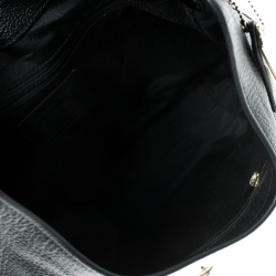 Pre Owned Coach Black Leather Amber Hobo