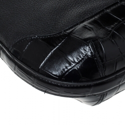 Pre Owned Coach Black Leather Amber Hobo